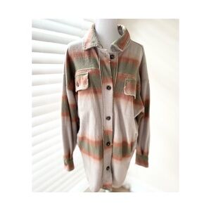 Free People Plaid Shacket